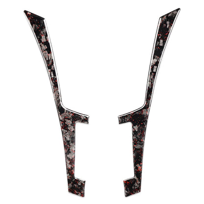 Forged Red Console Panel Trim for Infiniti Q50 Q60 (2014-2019)