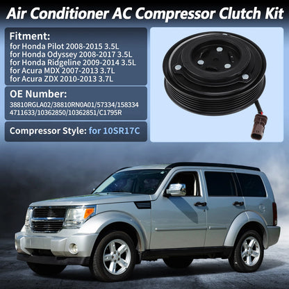 AC Compressor Clutch Kit for Honda Pilot, Acura (2003-2008)