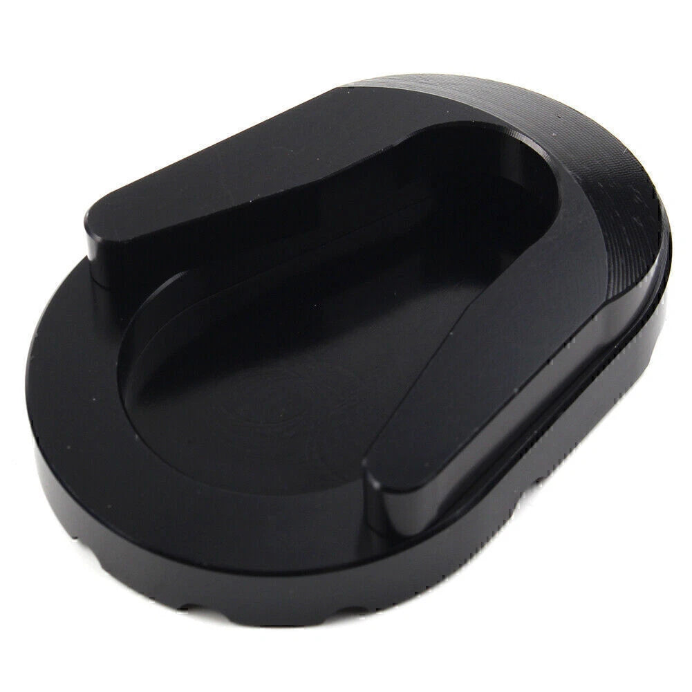 Black Kickstand Enlarge Plate Pad for Vespa Sprint Primavera 150 (2013-2020)