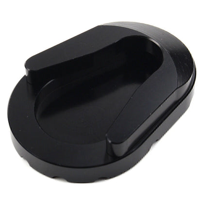 Black Kickstand Enlarge Plate Pad for Vespa Sprint Primavera 150 (2013-2020)