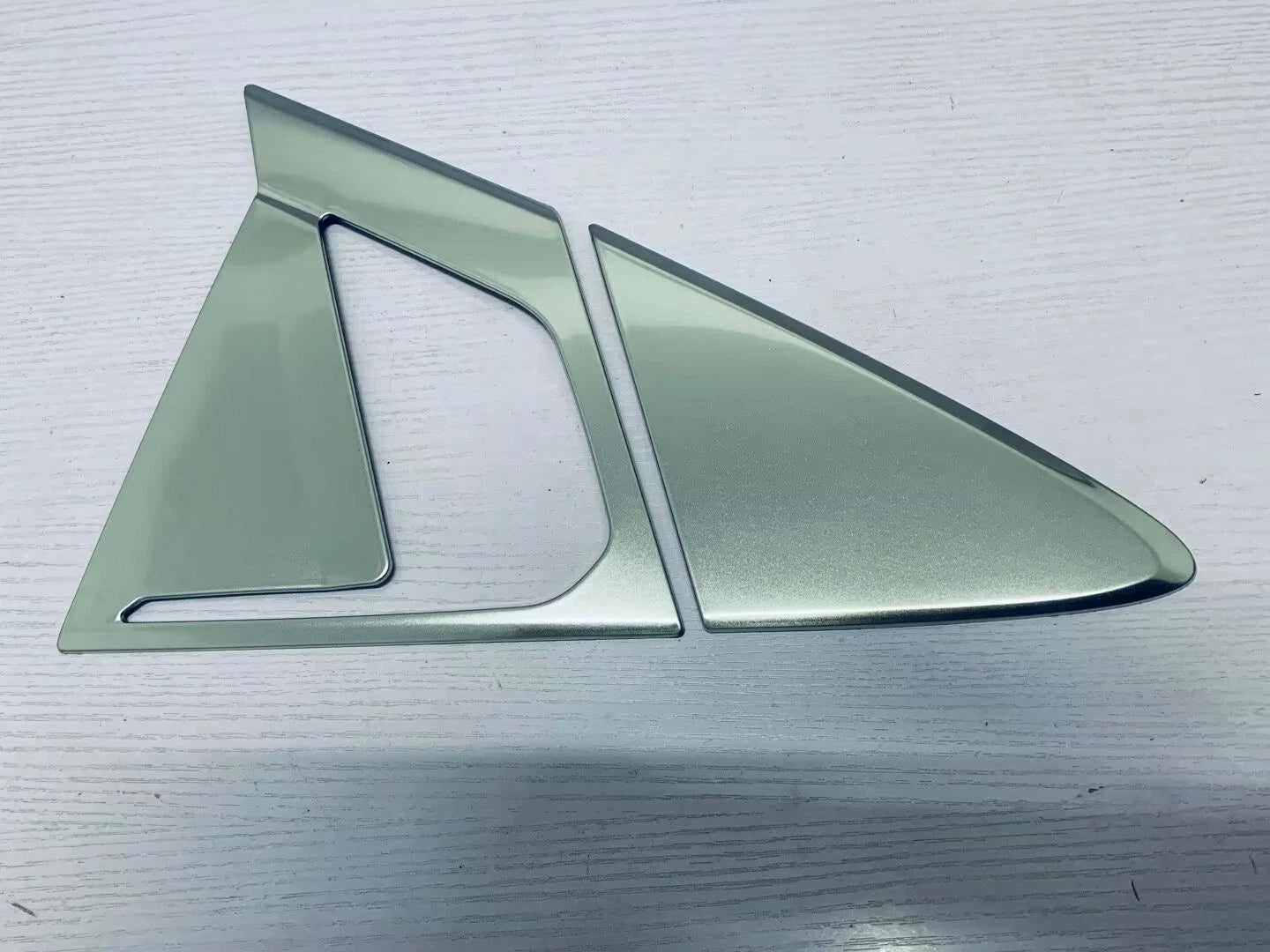 Matte Steel Rear Door Handle & Corner Window Cover Trim for 2023-2024 Toyota Prius