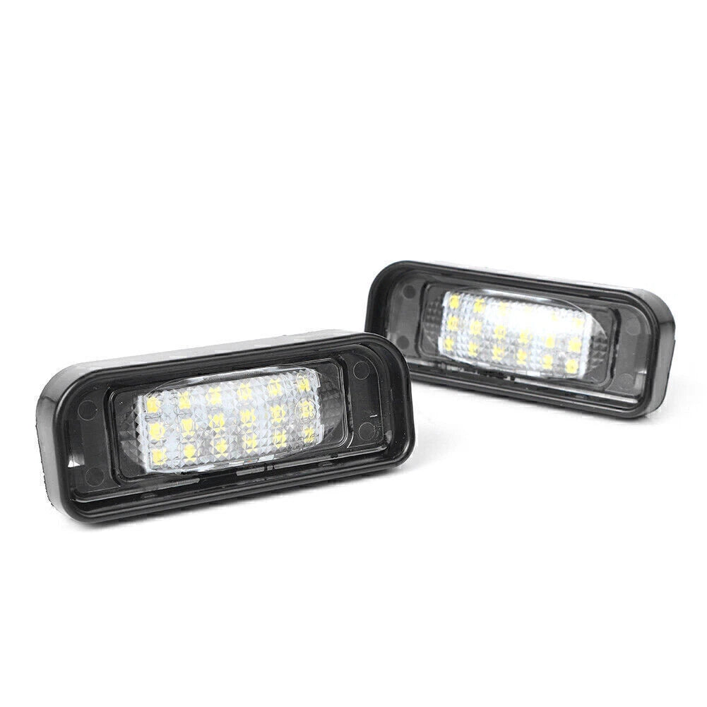 2 x LED License Plate Light for Benz W220 S320 S420 S430 (1999-2005)