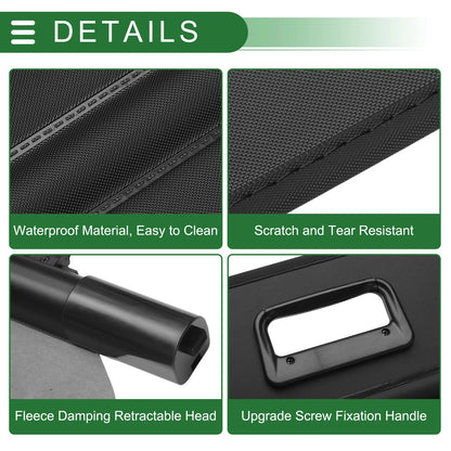 Retractable Cargo Cover for Ford S-Max 2007-2015 - Gloss Black