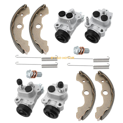 Front Brake Wheel Cylinders W/Shoes for Honda TRX350 Rancher 350 (2000–2003)
