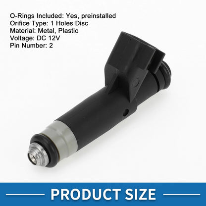 Fuel Injector for Ford F-150 2005-2008 4.2L Black (1 Pc)