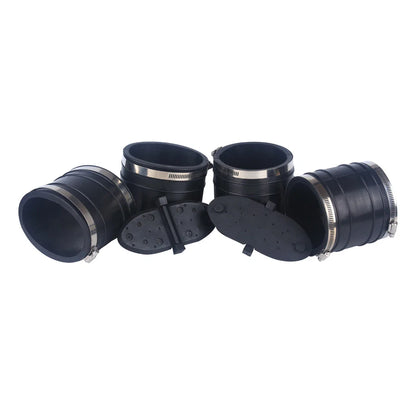 MerCruiser 4" Exhaust Elbow/Riser Bellow Upper/Lower with Flapper/Shutter