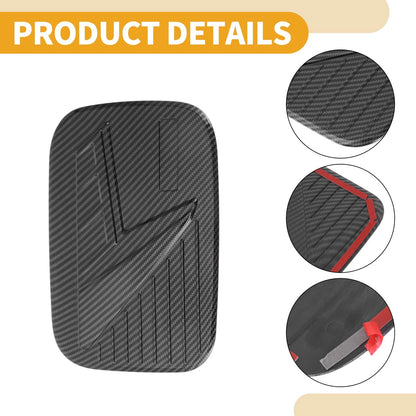 Fuel Tank Door Cap Cover for Honda CRV (2023-2025) Carbon Fiber Black