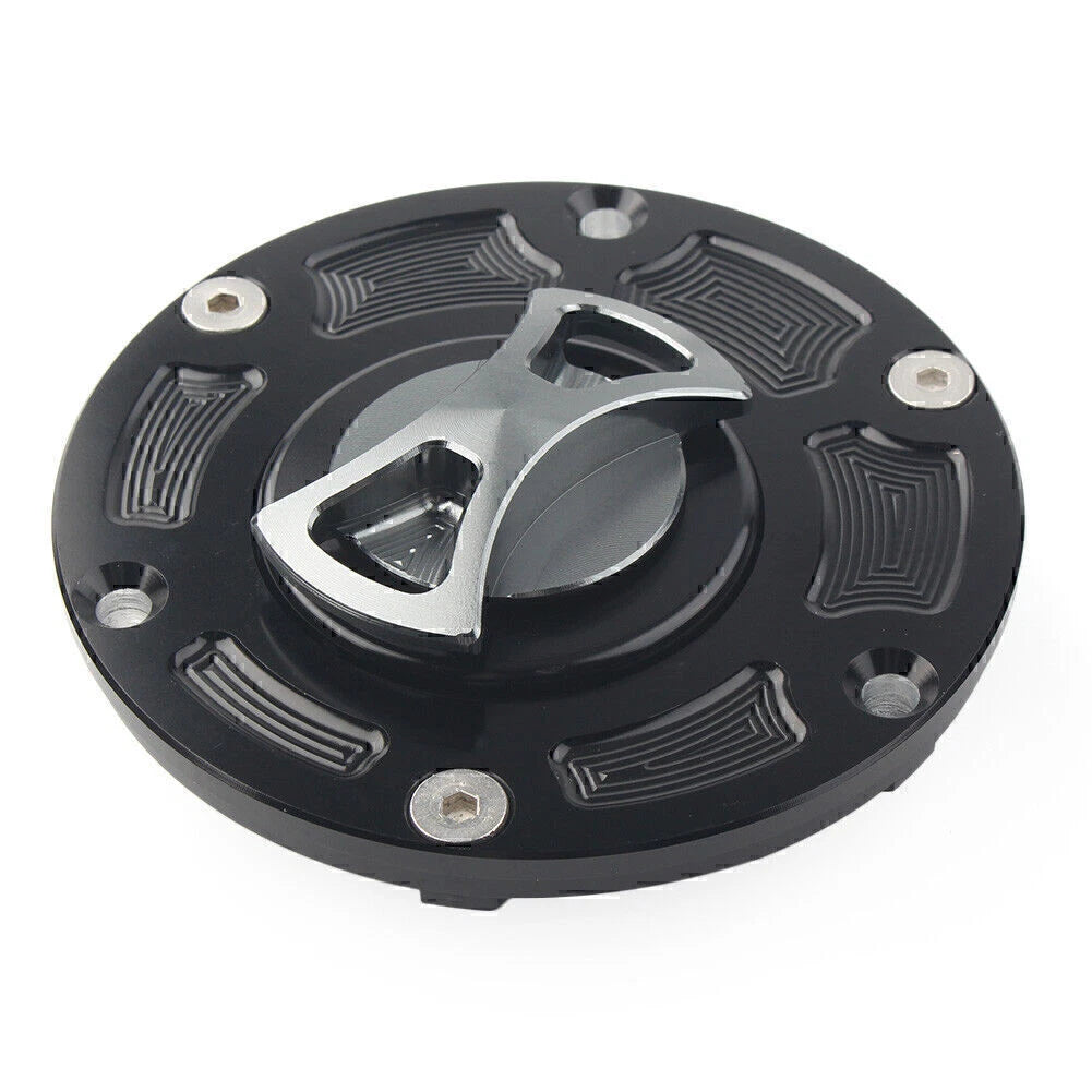 Aluminum Fuel Gas Tank Cap Cover for Kawasaki Ninja 250R EX250 EX300 (2013-2014)