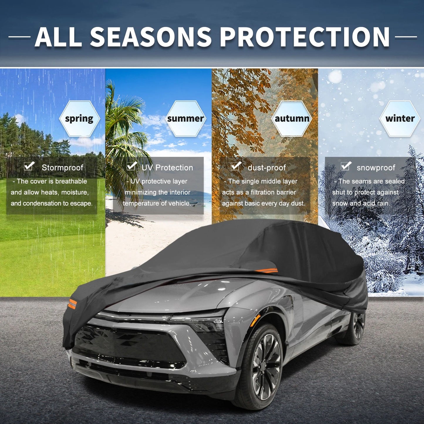 Waterproof 210D-PU Car Cover for Honda Prologue (2024)