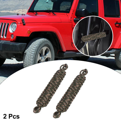 2 x Door Limiting Straps for Jeep Wrangler JK JL (1997-2021) Camouflage