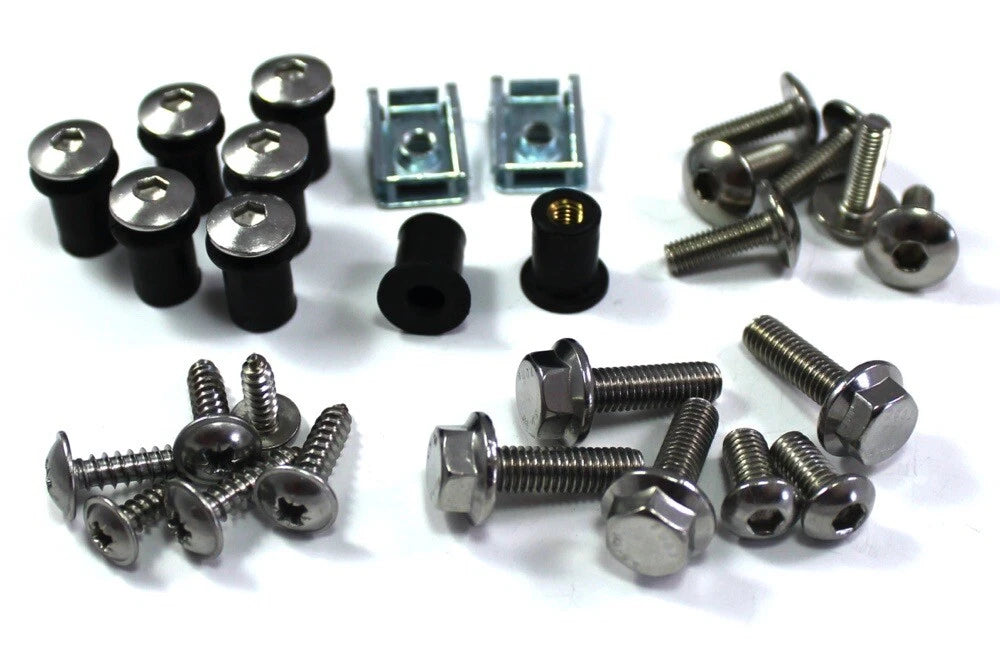 Stainless Fairing Bolt & Screen Fixings for Yamaha TDR 240 250 (1988–1991)
