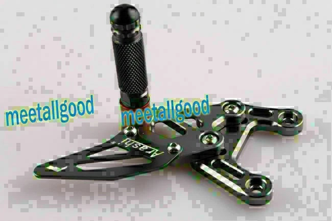 Adjustable Grey Rearset Footpegs for Yamaha YZF R1 (2009-2011)