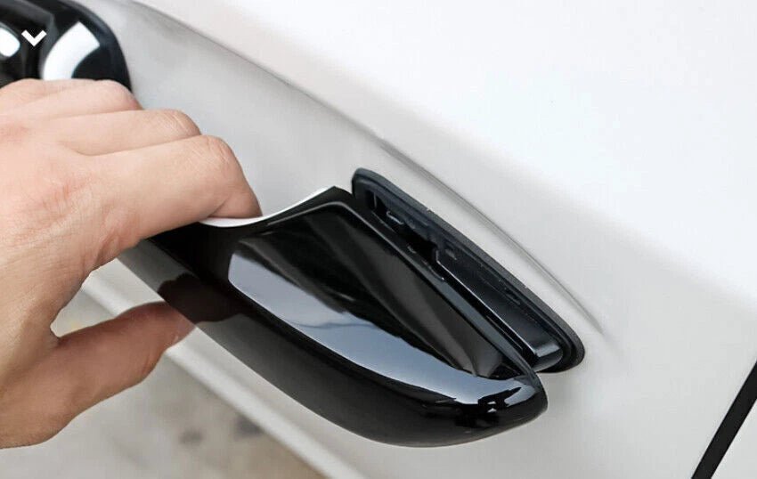 4 x Gloss Black Outer Door Handle Cover Trim for Lexus ES (2019–2024)