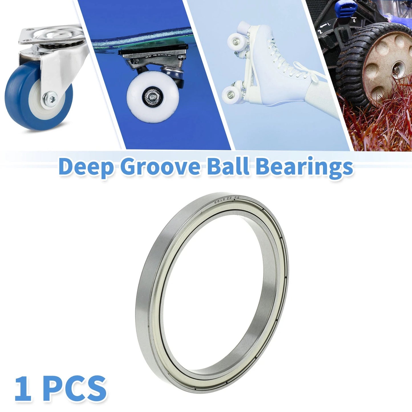 Deep Groove Ball Bearing / 80x100x10mm / P5 for Scooter Skateboard Wheel