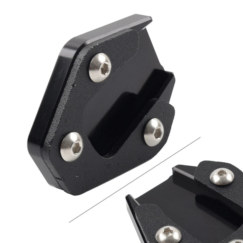 Black Kickstand Sidestand Foot Enlarger Pad for Honda Dax125 Monkey Grom MSX 125