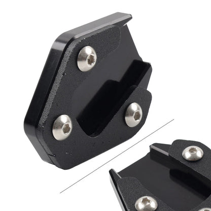 Black Kickstand Sidestand Foot Enlarger Pad for Honda Dax125 Monkey Grom MSX 125