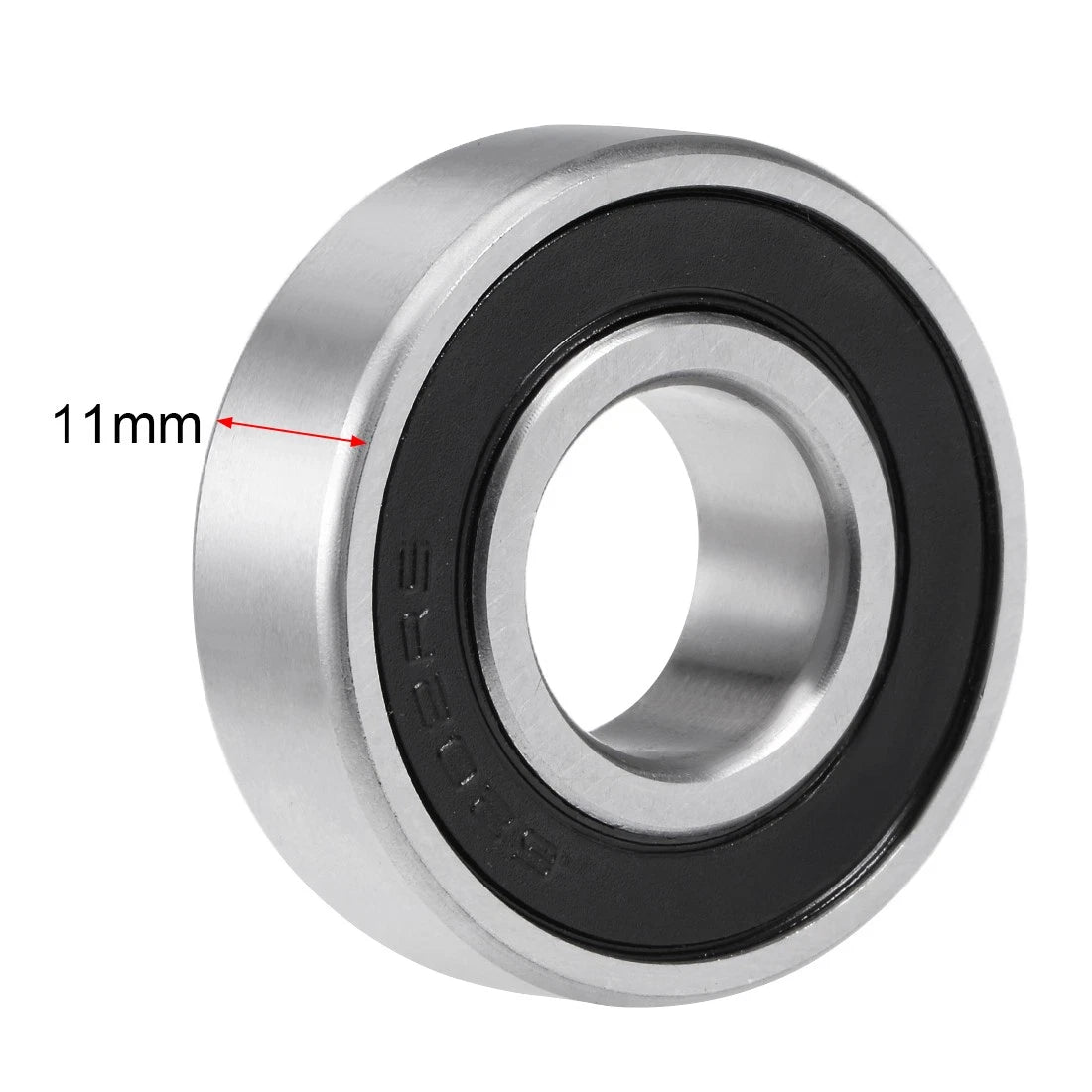 Deep Groove Ball Bearing 15x35x11mm Sealed Chrome Steel Bearing 2 x Pcs