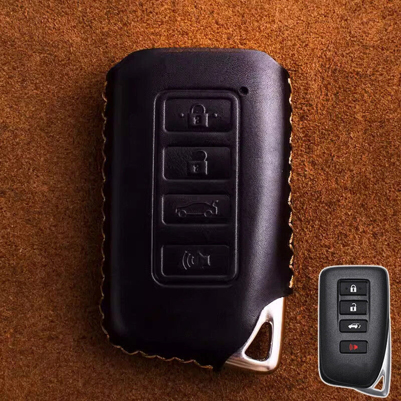 Leather Key Fob Case Cover for Lexus RC