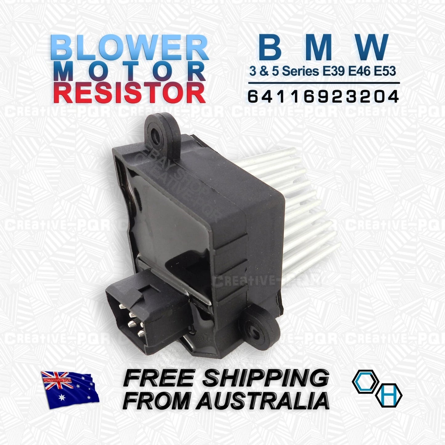 Blower Motor Heater Resistor for BMW 3 5 Series E39 E46 E53 (1998-2006)