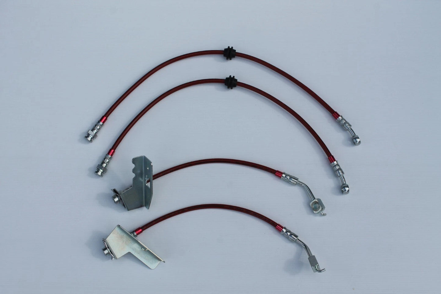 Braided Brake Hose Set (4) for BF Ford FPV Ute (2003-2008)