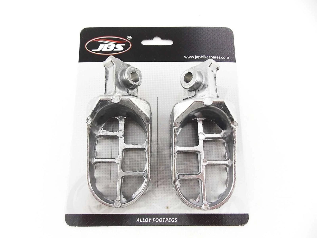 Silver Foot Pegs Set for Honda Z50 (1980-1999)