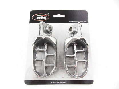 Silver Foot Pegs Set for Honda Z50 (1980-1999)