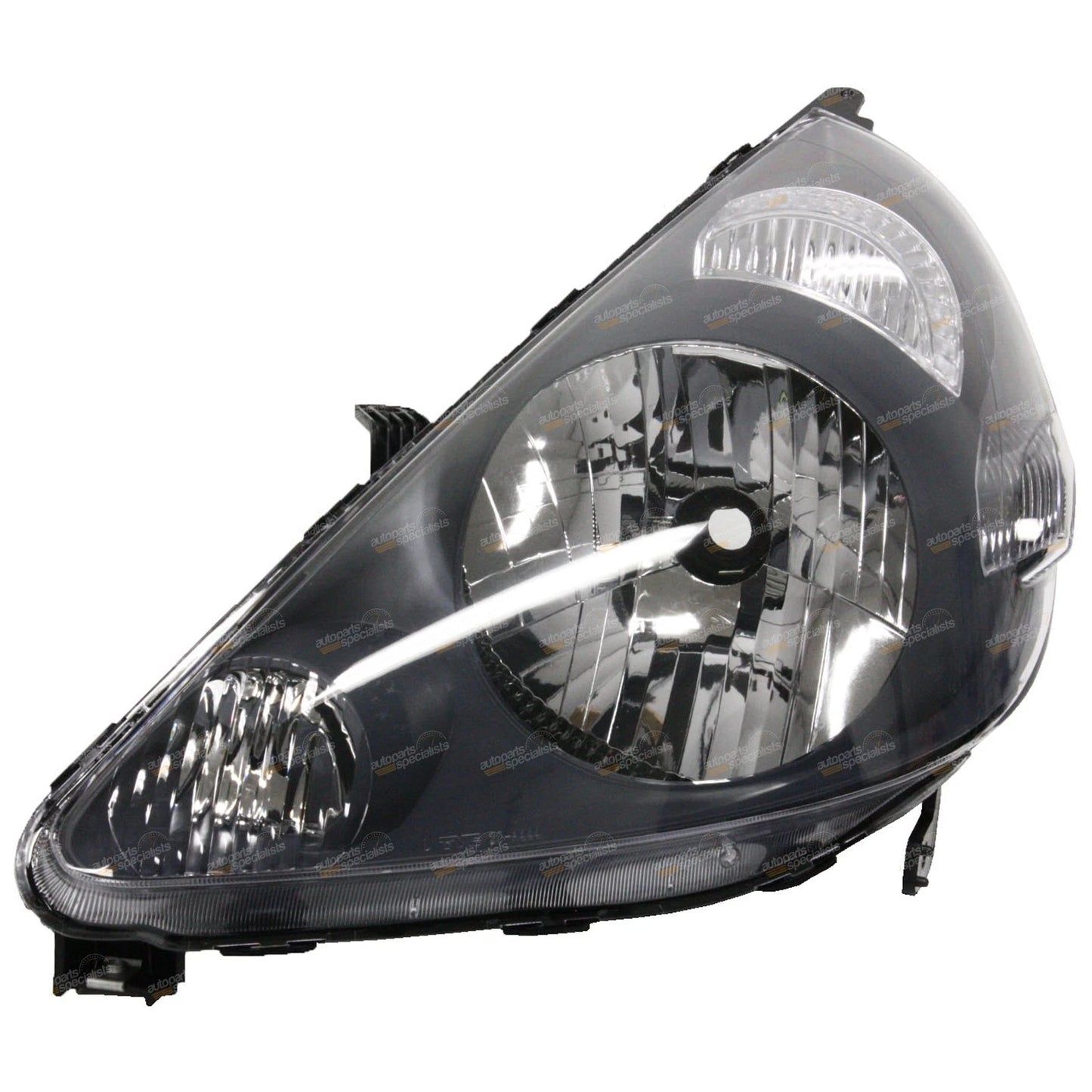 LH Black Headlight for Honda Jazz GD Series GLi (2002-2004)