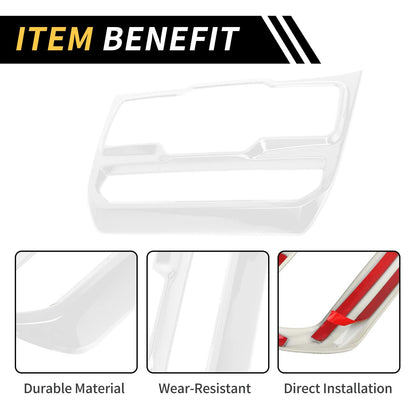 Dashboard Center Control Panel Cover for Jeep Wrangler JL JLU (2018-2024)