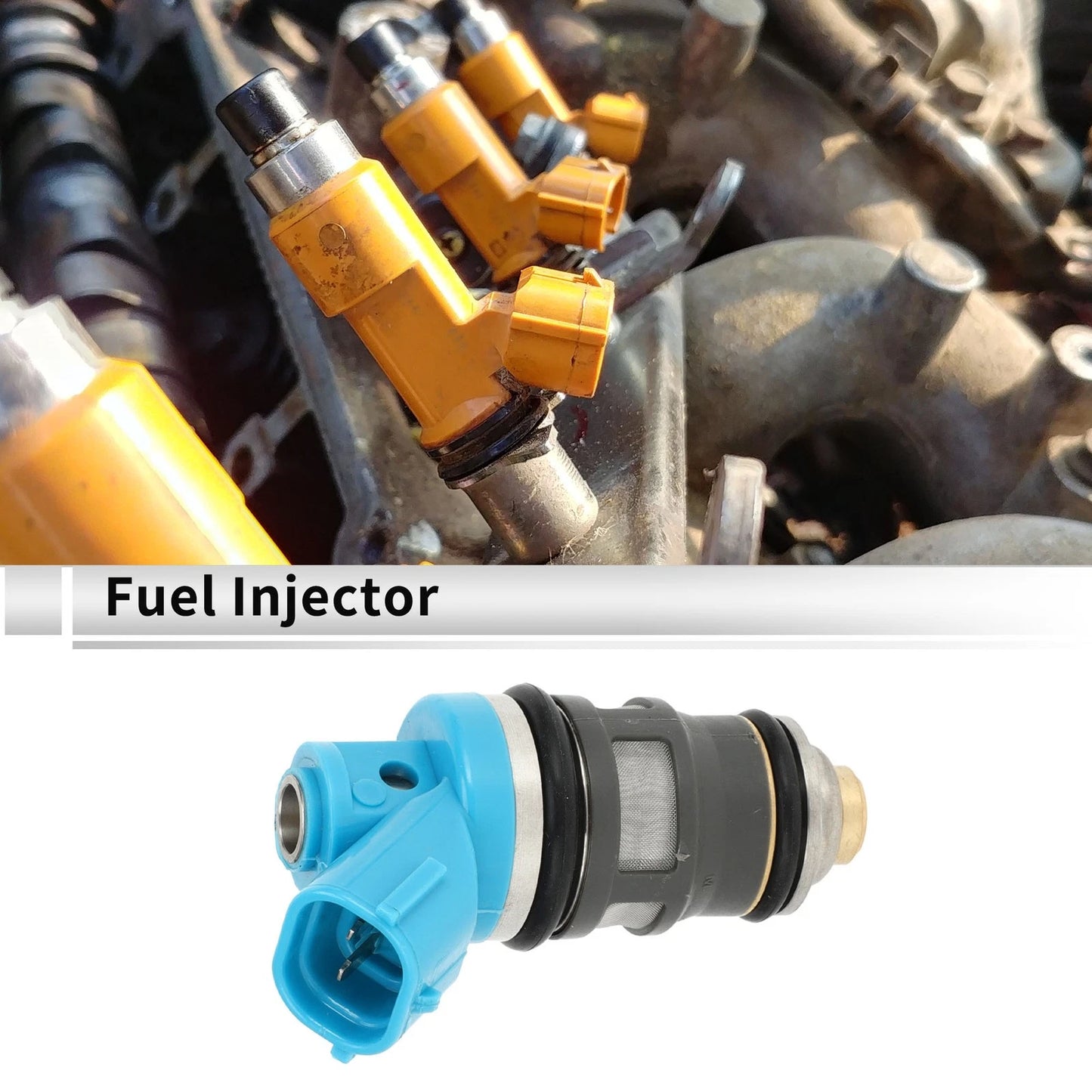 Fuel Injector 1 Pc for Toyota Hilux RZN14 Hiace RZH1 Dyna RZY2