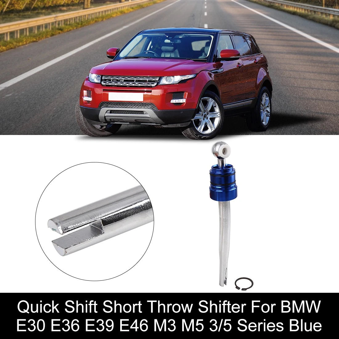 Blue Quick Shift Short Throw Shifter for BMW E30 E36 E39 E46 M3 M5 (1984-2002)