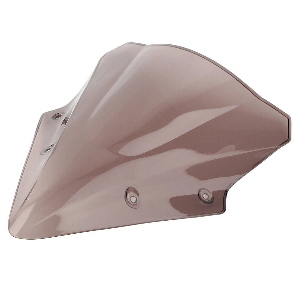 Smoke Dual Bubble Windscreen for Kawasaki Ninja 650 EX650 ER6F (2017-2019)
