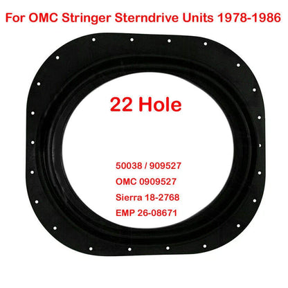 Marine Plate Seal Boot for OMC Stringer 800 Transom