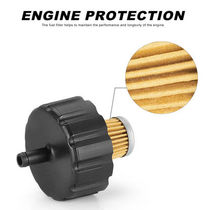 Fuel Filter & Gasket for Yamaha Golf Cart G2 G5 G8 G9 G11 G21 (1986–2004)