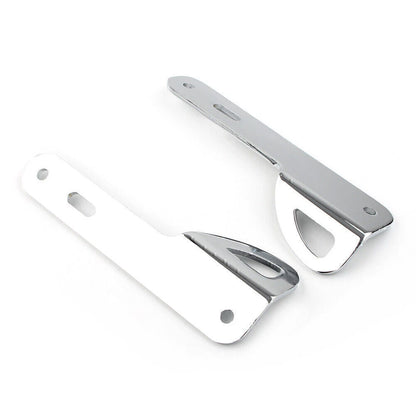 Chrome Trailer Hook Tie-Down Brackets for Harley Touring