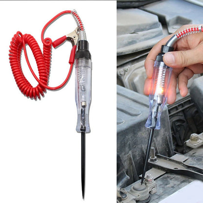 Diagnostic Tool for Car Circuit Testing with Probe Pen and Light Bulb Detection