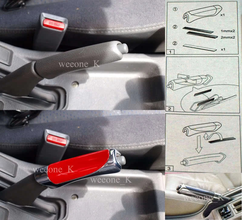 Handbrake Cover Chrome/White for Chevrolet, Suzuki, Isuzu