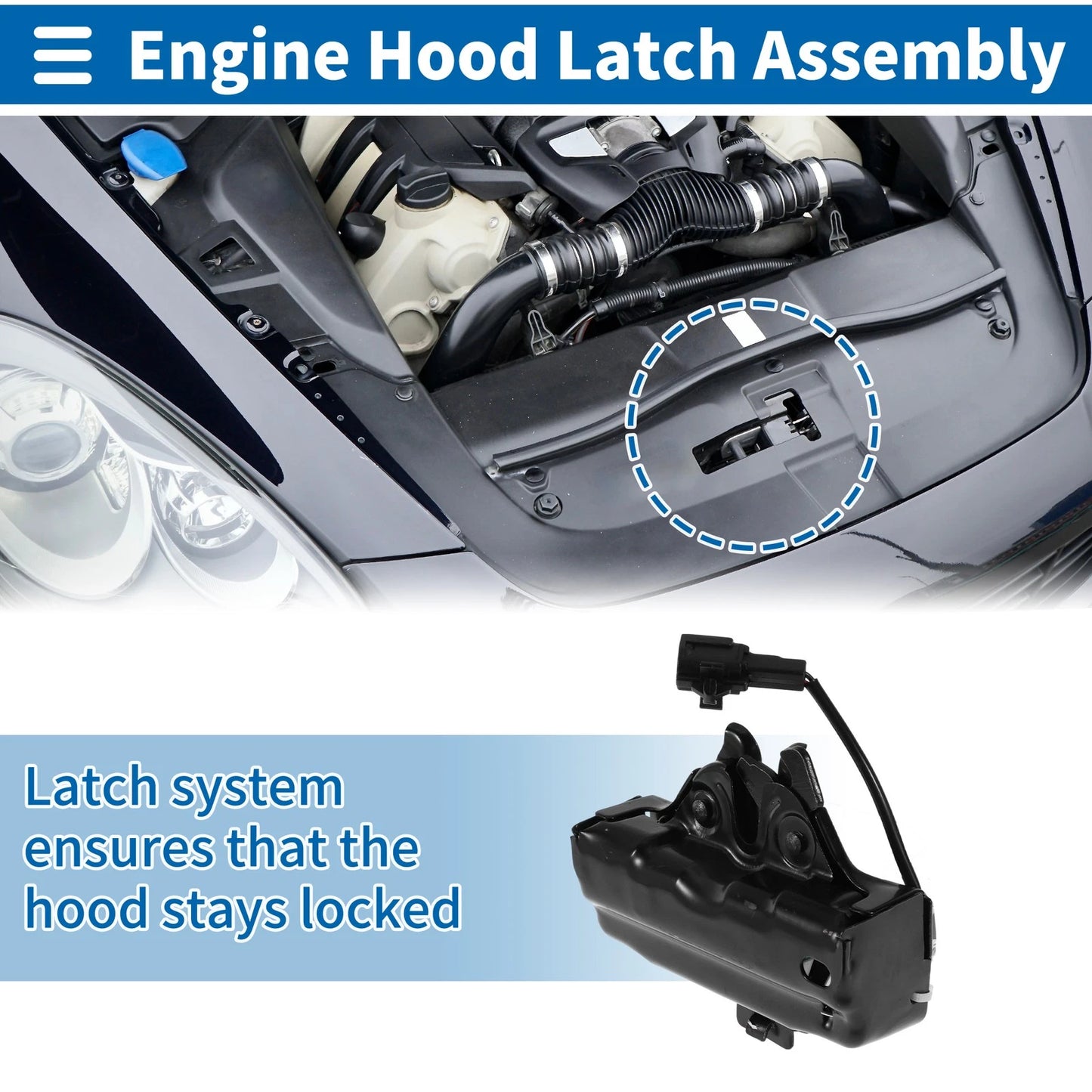 Hood Latch Assembly for Lexus LS460 (2007-2017)