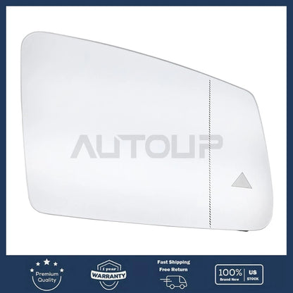 Right Side Mirror Glass Heat W/ Blind Spot for Benz E250 E350 E400 E550