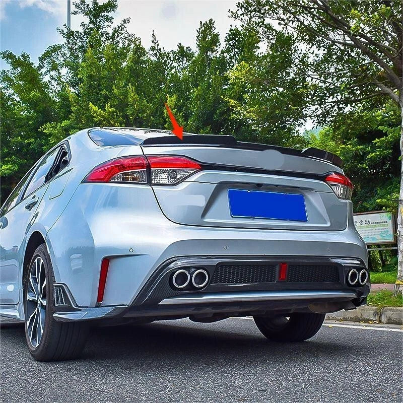 M4 Style Rear Trunk Spoiler for 2020-2024 Toyota Corolla Sedan Glossy Black