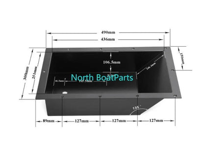 Aluminum Foot Pedal Control Tray for Easy Boat Trolling Motor (100RTMP)