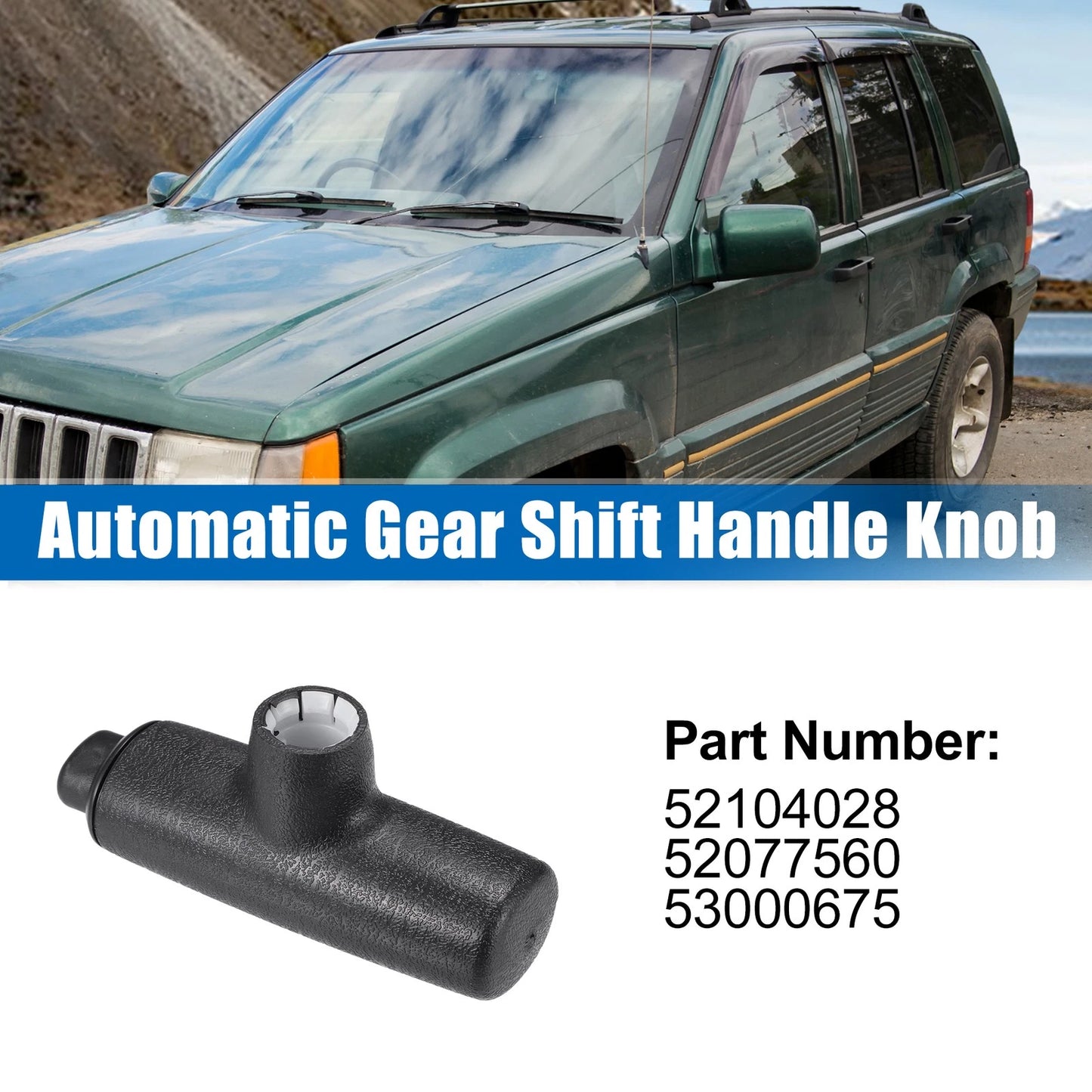 Automatic Gear Shift Handle Knob for Jeep Cherokee (1997-1999, 2001)
