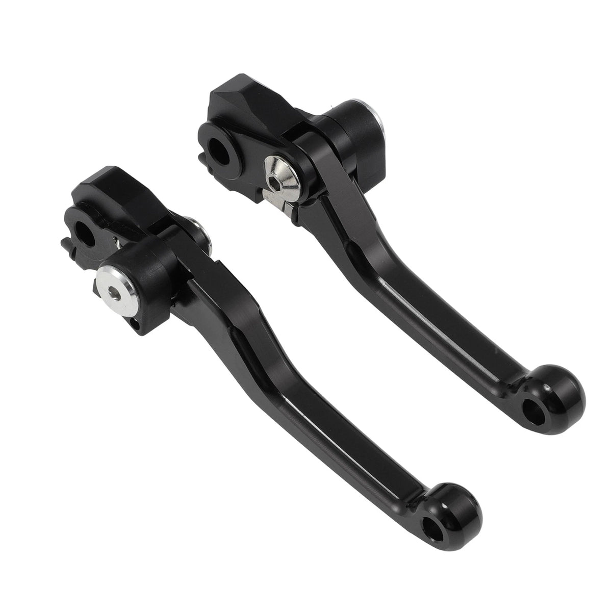 Short Brake Levers 1 Pair Motorcycle Black for Honda CRF450R CRF450RX