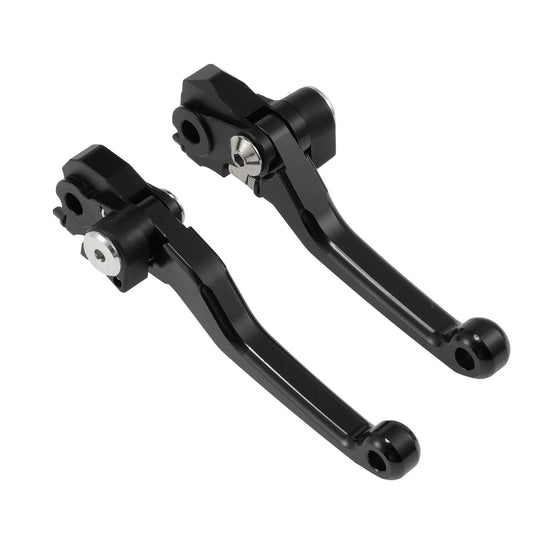 Short Brake Levers 1 Pair Motorcycle Black for Honda CRF450R CRF450RX