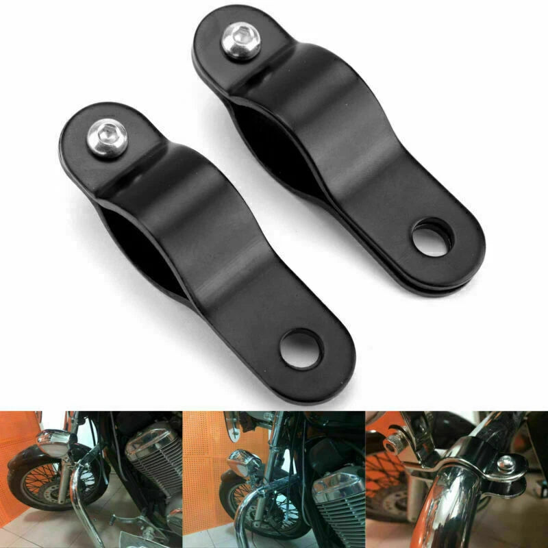 Fog Light Mount Bracket Clamp for 30-35mm Motor Bullbar (2020-2023)