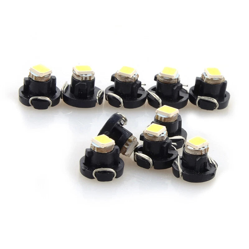 Blue LED T3 Neo Wedge 1210SMD Dash Climate Gauge Light Bulbs 10 x