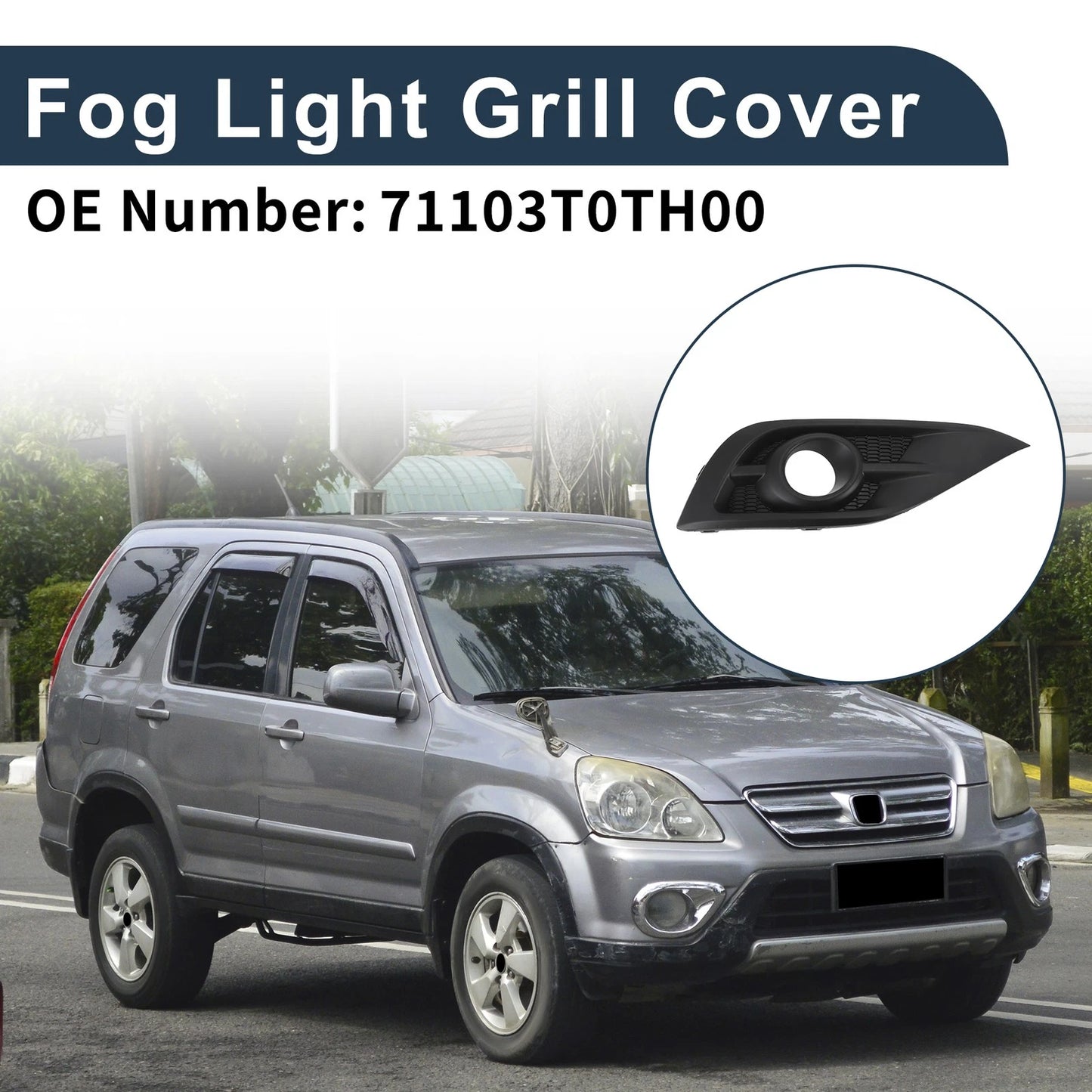 Front Right Fog Light Grill for Honda CRV (2012-2014)