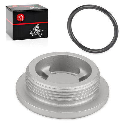 Silver Grey Crankcase Cover Plug w/O-Ring for Suzuki GSX1300R 1999-2024