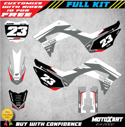 Full Custom Decal Kit for Honda CRF 125 (2019-2021)