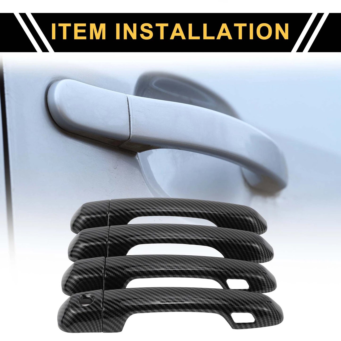 4 x Exterior Door Handle Covers for Toyota 4Runner (2010–2019)