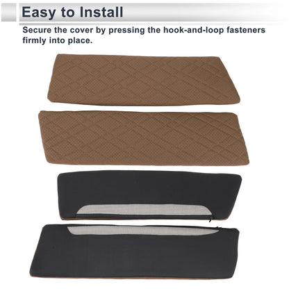 Car Center Console Cover for BMW 5 Series G30 2018-2023 Brown 1 Set